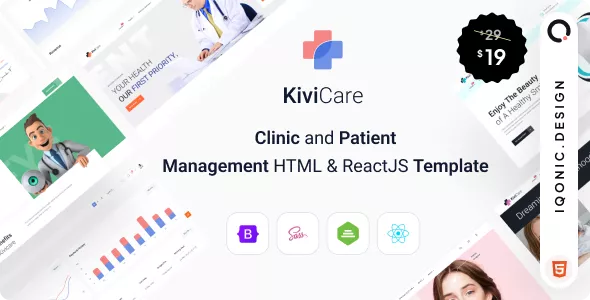 KiviCare(TM) - Clinic And Patient Management HTML & ReactJS Template